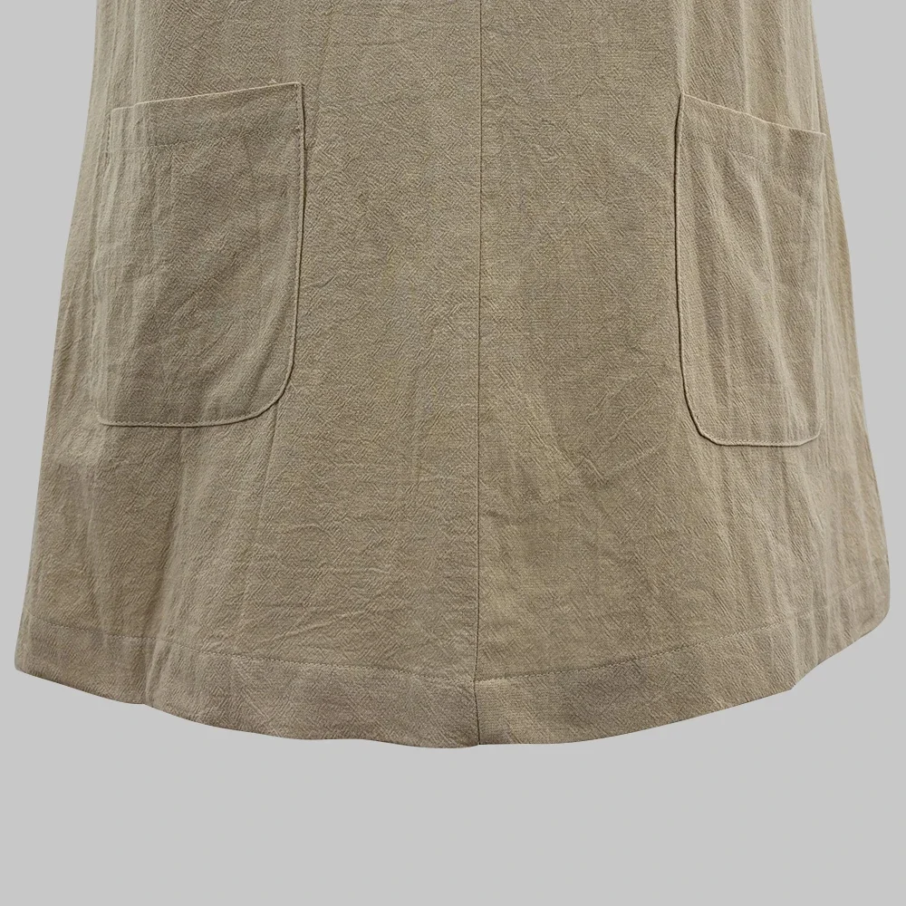 فساتين حريمي 2025 صيف فرنسي أنيق موضة عادي بساطتها تناسب بلا أكمام رقبة سكوب فساتين حفلات صغيرة للنساء