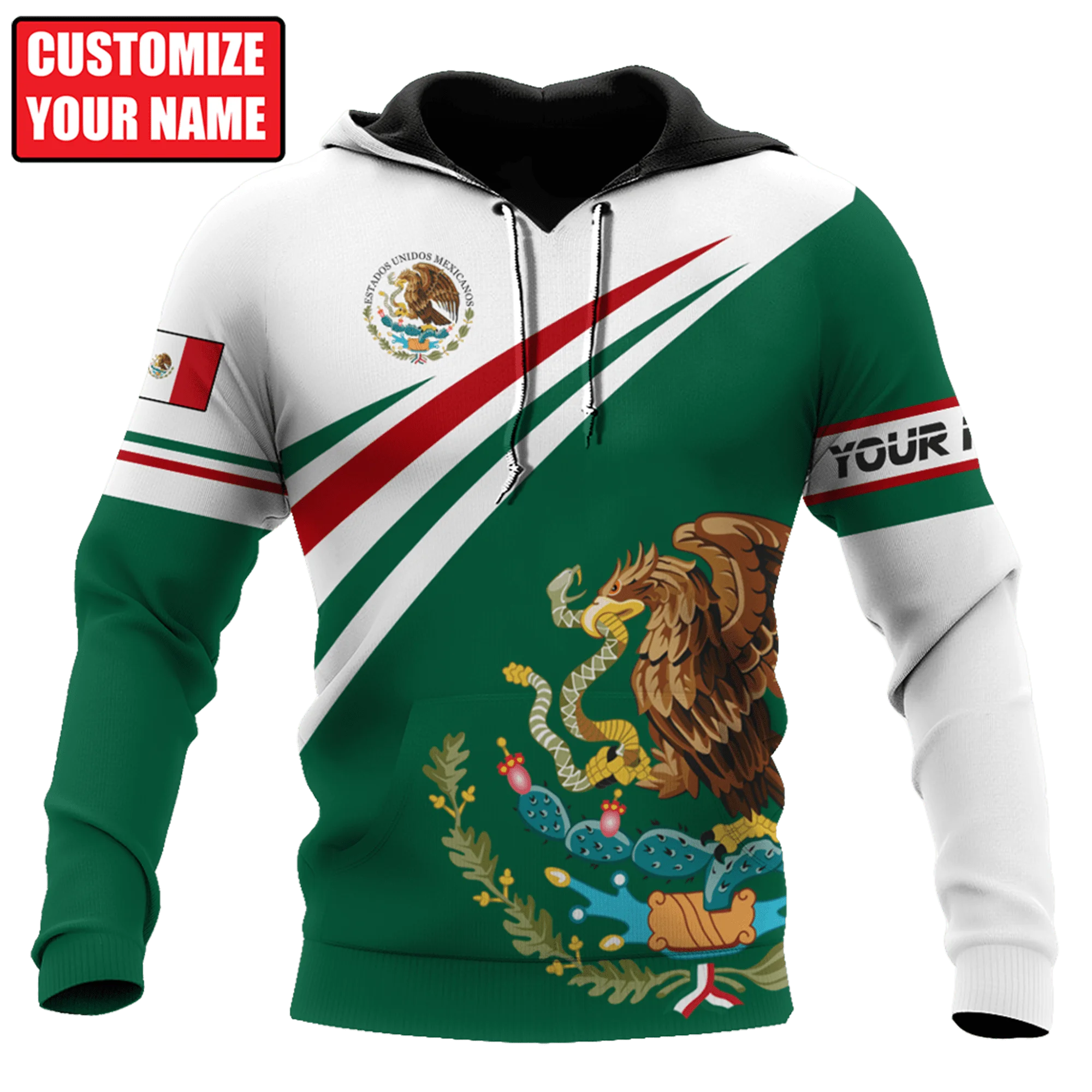 

Personalized Mexico Aztec Flag 3D All Over Printed Fashion Men's hoodies Unisex zipper pullover Casual Jacket Tracksuits TDD148