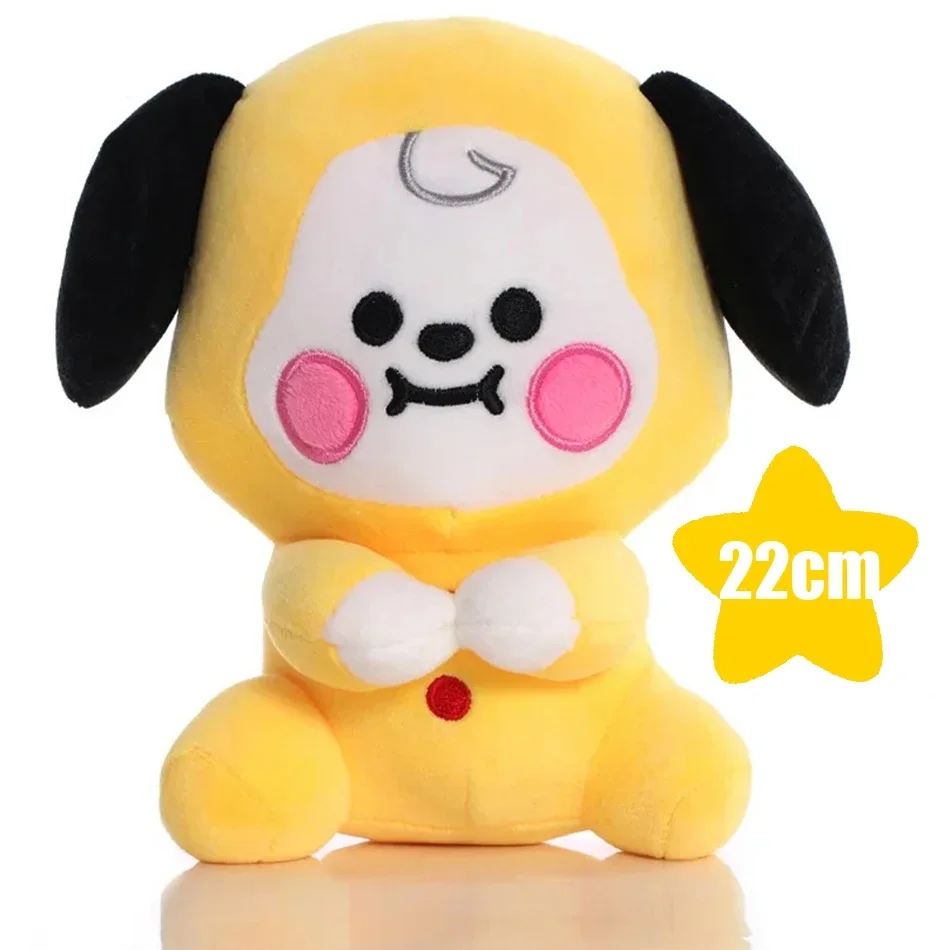 B-T-21 Cartoon-Tier Plüschtier Schlüsselanhänger Handy-Anhänger Tata Koay Shooky Mang Cooky Büro-Entspannungsgeschenk für Freunde Rucksack