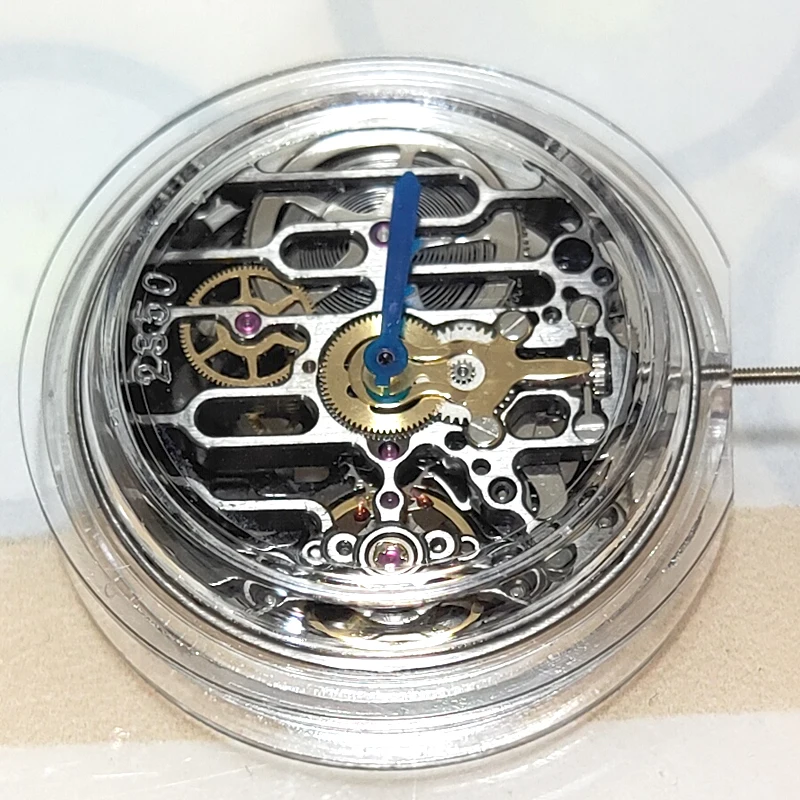 Watch accessories domestically produced Hangzhou 7500 movement silver automatic mechanical movement hollowed out