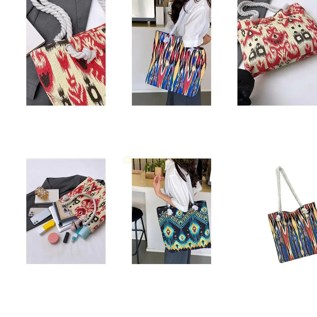 

X90D Canvas Toted Bag Grocery Cloth Bag Shoulder Bags Trendy Shoulder Toted Bag Gifts