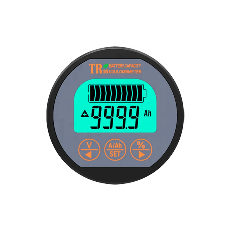 12V 24V 48v High Precision Car Battery Charge and Discharge Battery Load Level Indicator Battery Monitor Capacity Tester