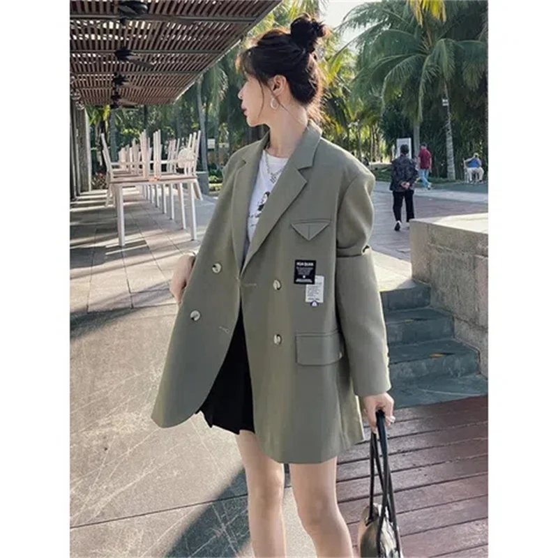 

Senior Design Sense Minority Blazet Jacket Female Spring and Autumn 2023 New Western Style Korean Loose Small Suit Jacket M896