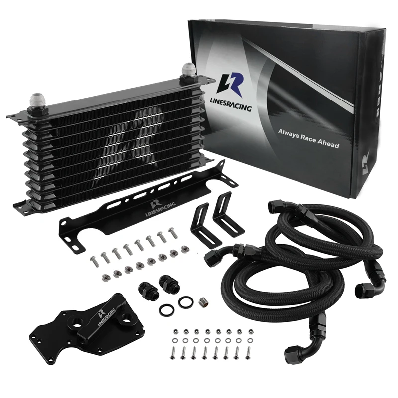 10Row Oil Cooler Kit Fits for BMW X3 G01/G08 2016-2019 X4 G02 B48 B46 2017-2019 xDrive20i xDrive 30i