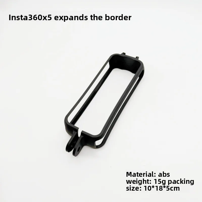 Casing Pelindung Plastik Insta360 X5 dengan Cold Shoe Mount untuk Perlindungan Ekspansi Kamera Aksi 360