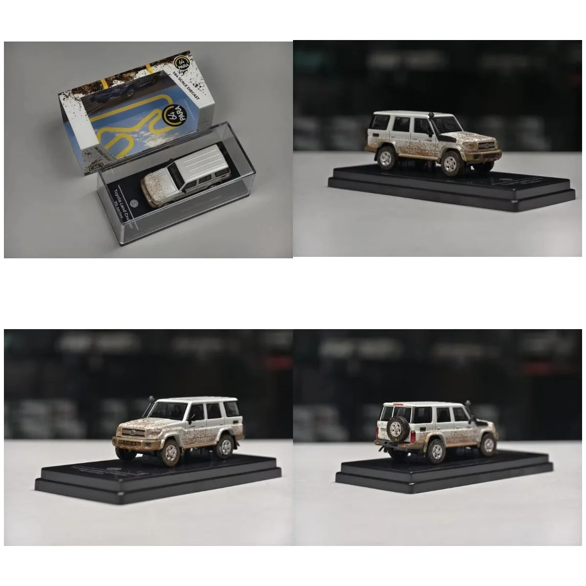 

Модель автомобиля PAR Diecast 1:64 Toyota Land Cruiser LC76 Muddy Edition 2014 из сплава