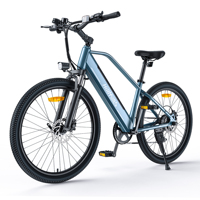 HillMiles MileTrail 1 Adult Electric Bike 250W Motor E-bike 36V13AH Battery Electric Bicycle 26 Inch Fat Tire City Ebike