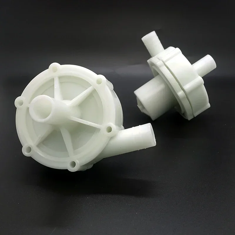 White pump head with acid and alkali resistance for the developing circulation pump of the plate making machine