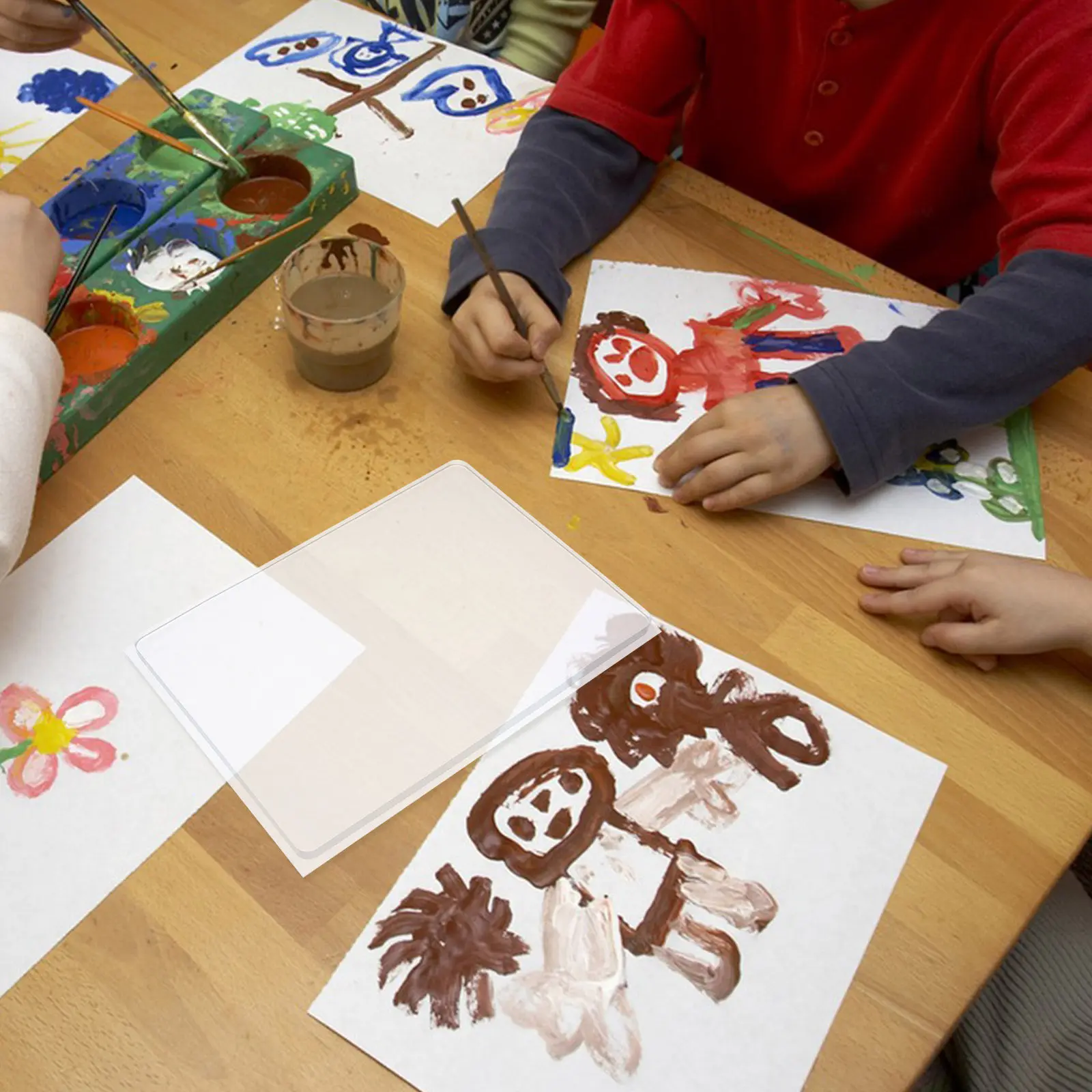 

Детская гелевая пластина для печати, толщина 10 мм, многоразовая, безопасная, гелевая художественная доска для гравюры, скрапбукинга, изготовления открыток, поделок своими руками, трансферная