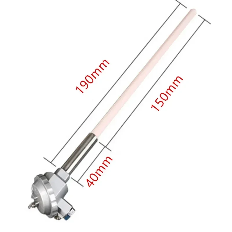 Customized payment K-type WRN-132 Corundum Ceramic Tube SUS304 1300 Degree For High Temperature Furnace