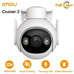 IMOU Cruiser 2 5MP Full Color Wifi Camera Outdoor Auto Tracking 3K PT Camera Human & Vehicle Detection Smart Alarm Two-way Talk