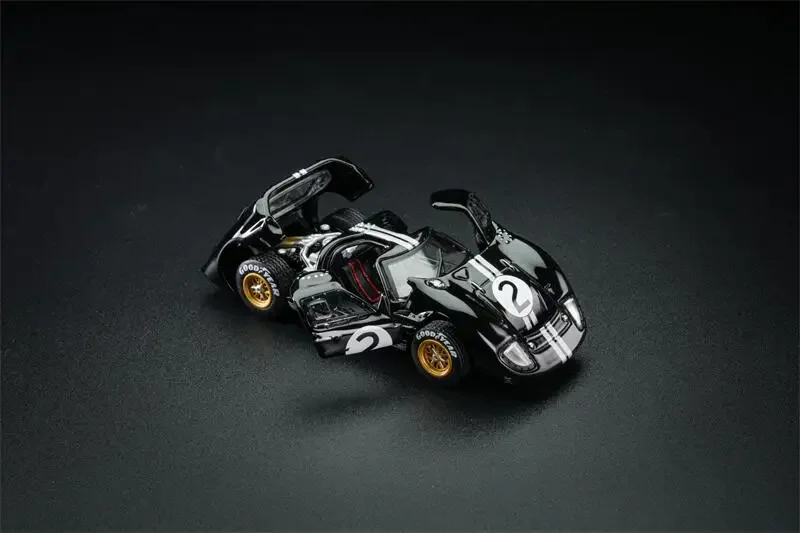 (Pre-Order) 1:64 GT40 Mk II #2 Black Diecast Collector's Vehicle Model Car