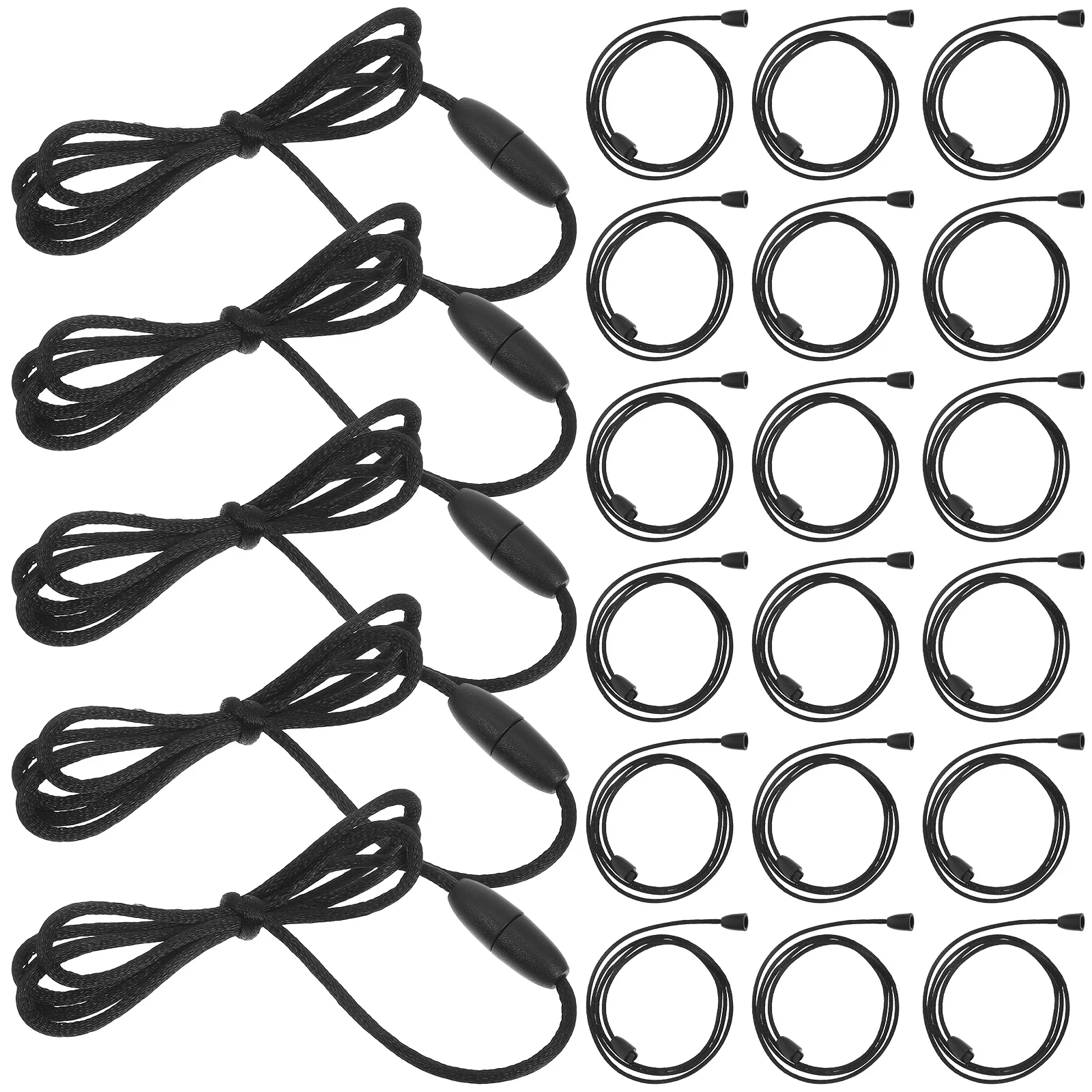 

30 set Breakaway Lanyard Kit Interchangeable Necklace Cords Durable Nylon Adjustable Rope For Pendant Jewelry Making Diy
