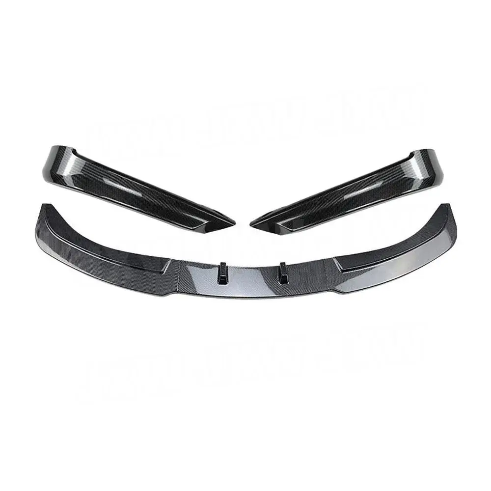 ABS الجبهة حافة مصد السيارة مع الخائن لسيارات BMW 3 Series E90 320i 325i القياسية 2005-2008 المصد الأمامي اللوحات المئزر اكسسوارات السيارات #4