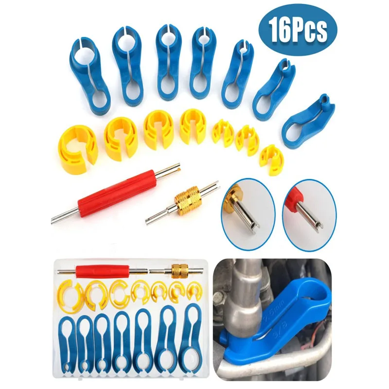 Fuel Line Disconnect Tools Auto Air Conditioner Refrigerant Fluorine Pipe Removal Fuel Pipe Compressor Remover Replacement Tools