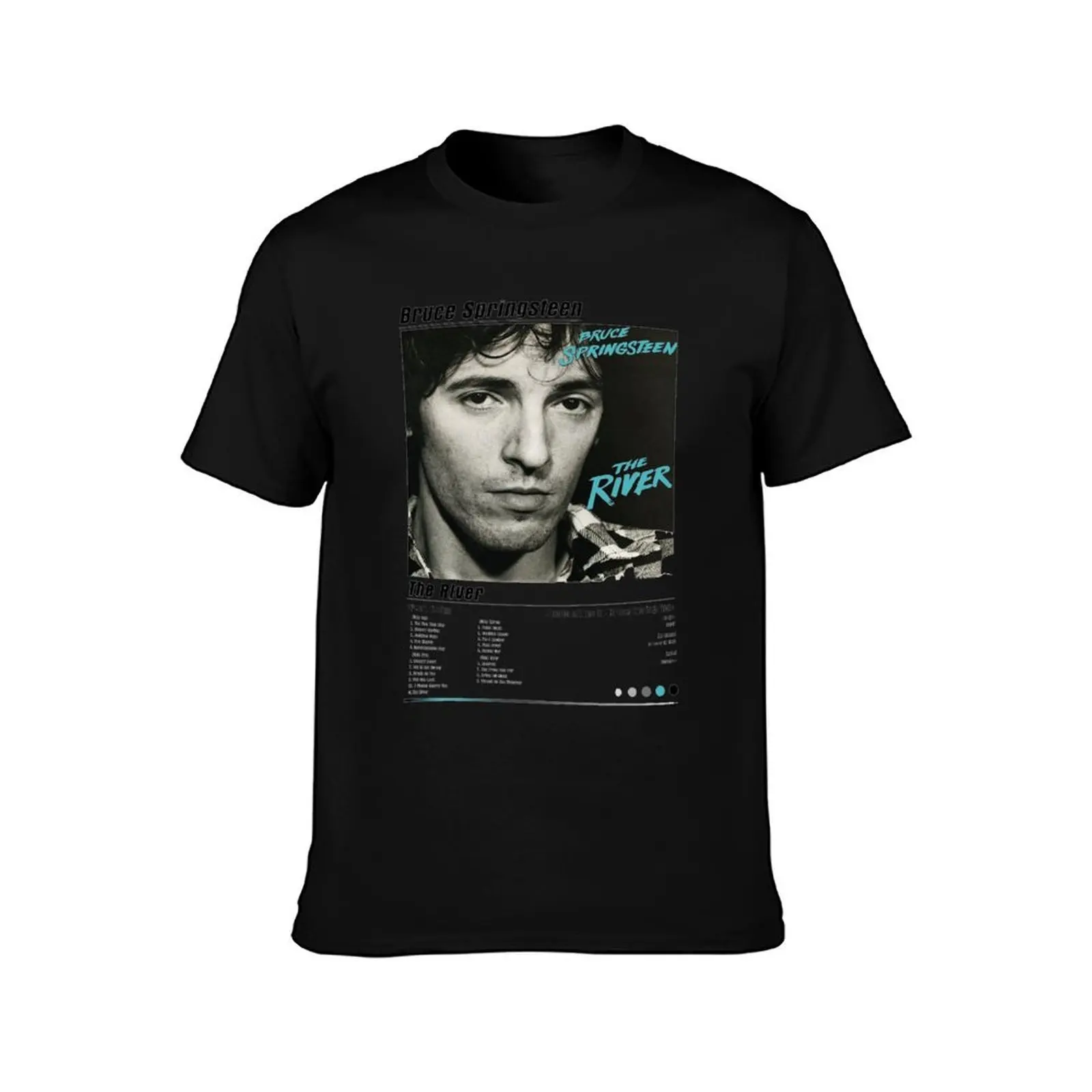 Springsteens The River Poster T-Shirt Casual Work Wear T-Shirt