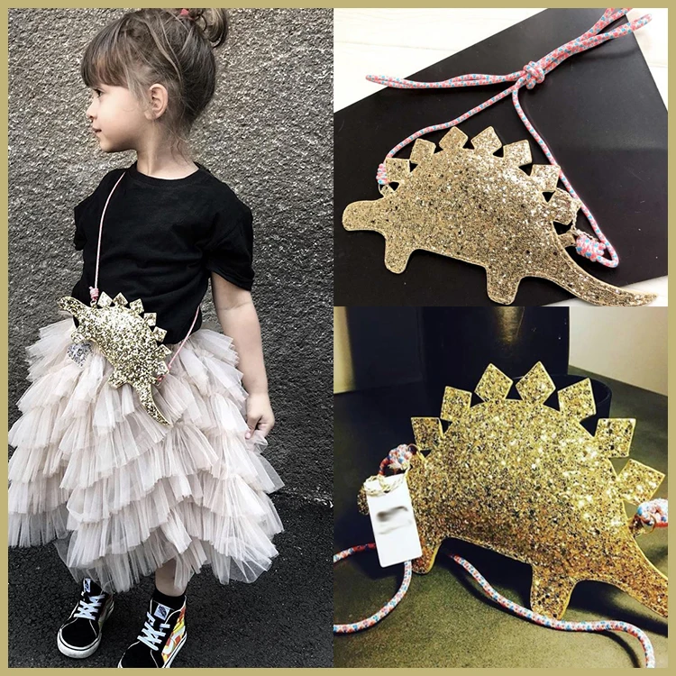Cute Pure Color Sequin Girls Crossbody Bag PC Pearl Handbag Polyester Fiber Animal Pattern Daily Matchings Children's Backpacks