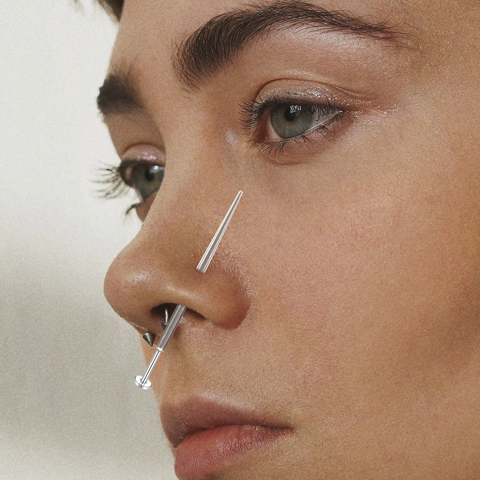

Piercing Guide Rod Taper Pin Body Jewelry Tools Silver Ear Navel Lip Nose High grade Stainless Steel Multipurpose Practical