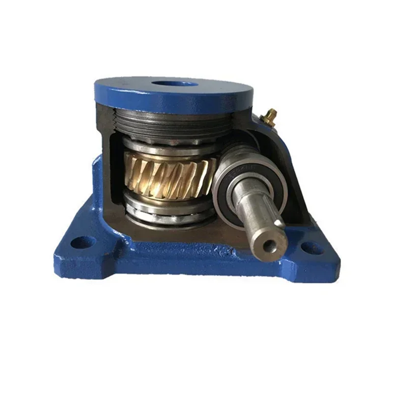 Tige de vis à engrenage à vis sans fin 1T/2.5T, artisanat exquis, plate-forme de levage verticale de petite taille de haute précision Adjusti