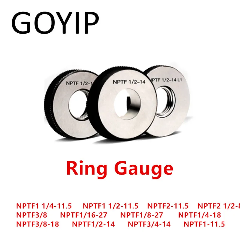 

NPTF1 1/4-11.5 NPTF1 1/2-11.5 NPTF2-11.5 NPTF3/8-18 L1 L2 L3 American Standard Dry Seal Taper Pipe Ring Gauge Gage