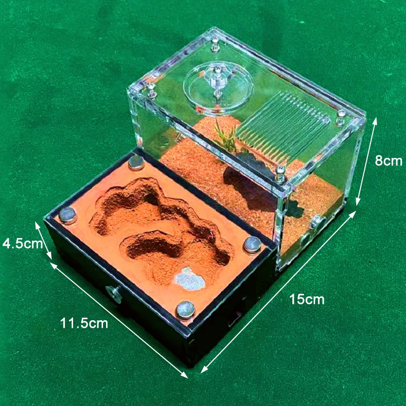 Ant Farm with External Water Tower and Garbage Area Ant Queen Breeding Area Ant Nest Anthill Castle Ant House Insect Box