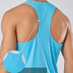 Fitness Vest Men Marathon Lightweight Women Racerback Couple Running Quick Dry Tank Tops Gym Clothing Traning Sports Singlet Man