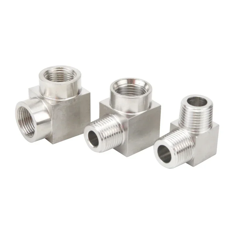 

High Pressure M10-M22 1/8" 1/4" 3/8" 1/2" 3/4" 1" BSP NPT Male Female Elbow 304 Stainless Steel Pipe Fitting Block Splitter