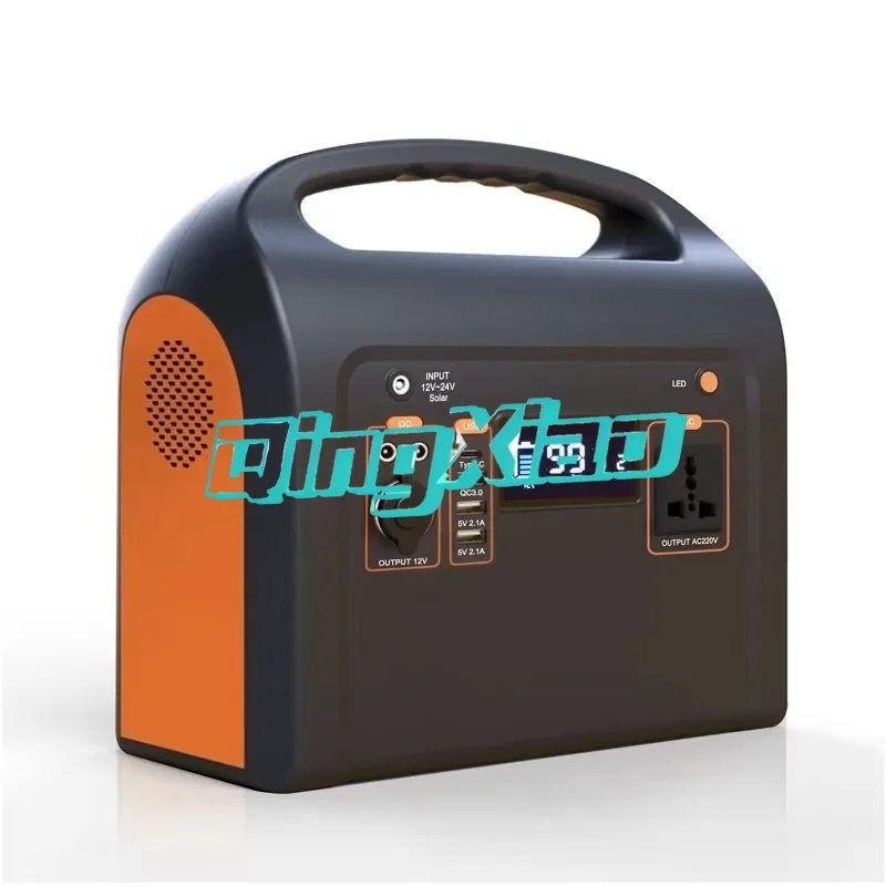 

Portable Power Station Solar Generator With AC USB Output For Camping Home Solar System Emergency Use With Multi Outputs