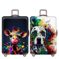 3D Cartoon bagagem Elastic Cover, capas protetoras, acessórios de viagem, adequado para 18-32 Polegada Trolley Case, qualidade, novo