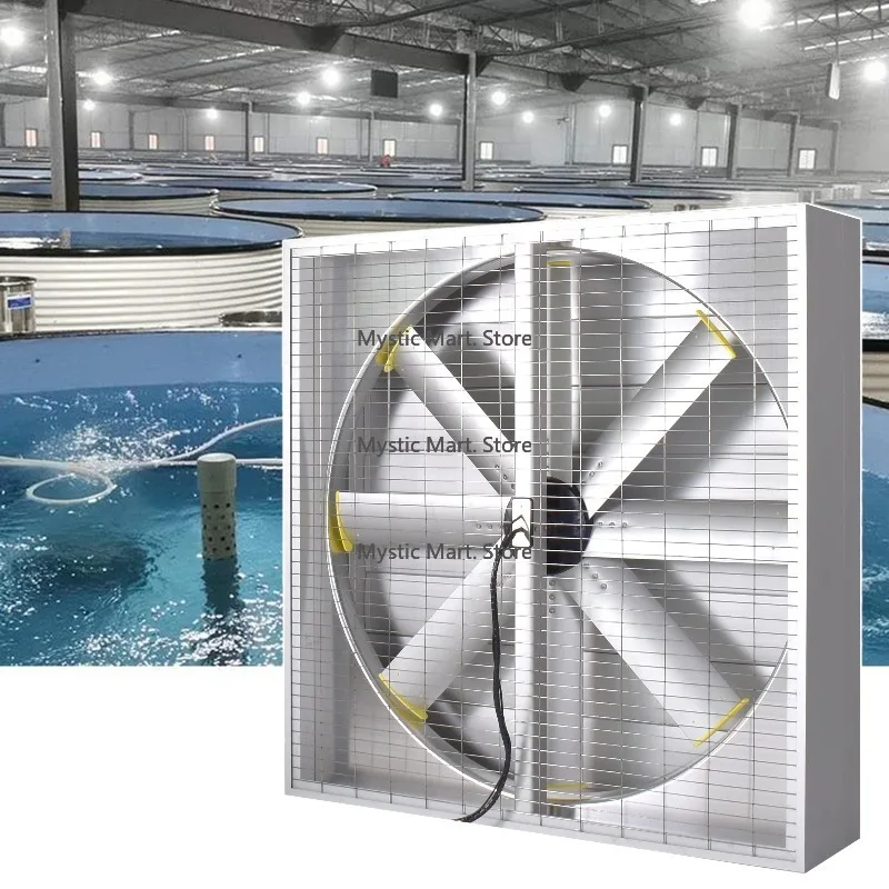 

Sunny 48'' DC Roof Exhaust Fan Big Power Ball Bearing Waterproof Axial Flow Wall Fan Heat Extraction Vent Tools Solar Industrial