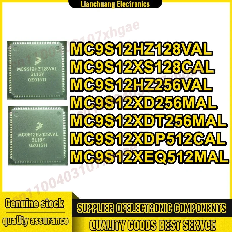 

MC9S12HZ128VAL MC9S12XS128CAL MC9S12HZ256VAL MC9S12XD256MAL MC9S12XDT256MAL MC9S12XDP512CAL MC9S12XEQ512MAL QFP IC chipset New
