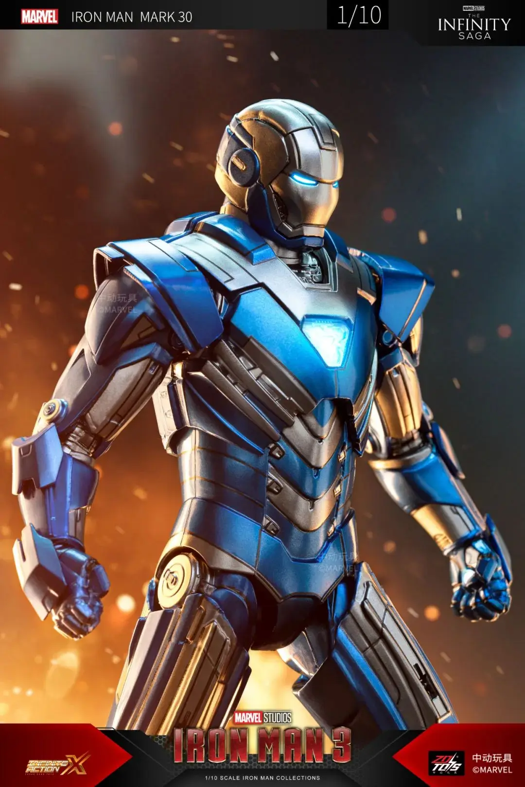 ZD Originele Iron Man MK31 MK32 Zuiger Romeo MK10 MK19 Tijger 1/10 Armor Marvel legends Avengers Action Figure Speelgoed Model Gift