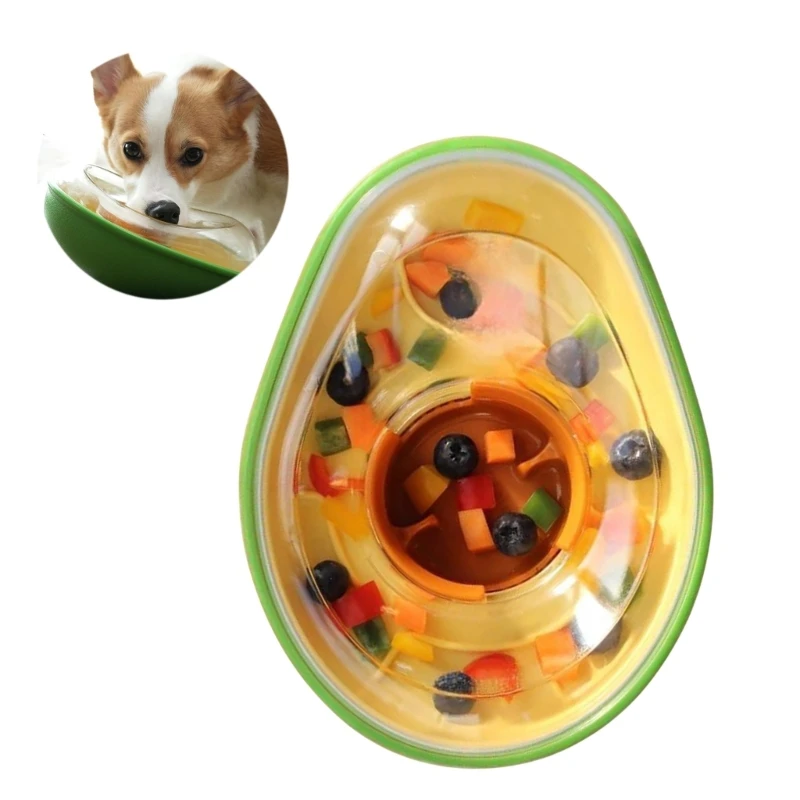 لعبة توزيع الأطعمة البطيئة التفاعلية على شكل أفوكادو للتدريب