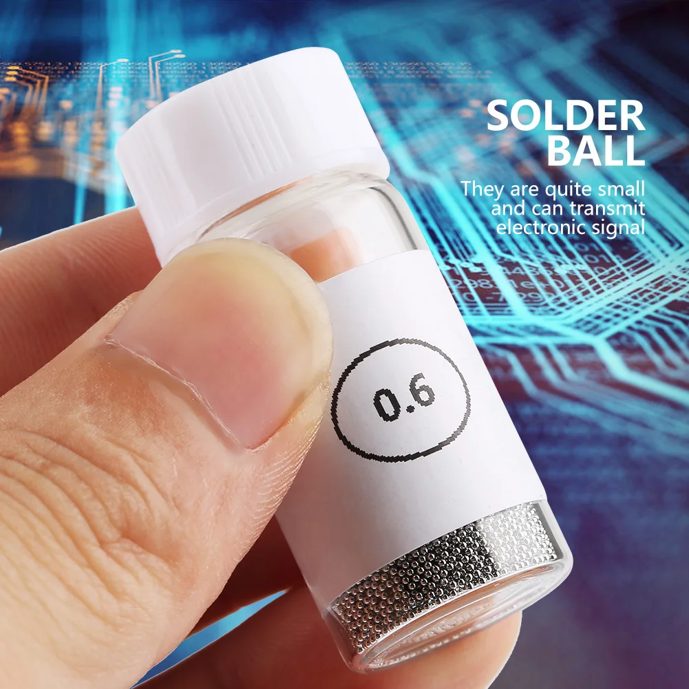 

BGA Solder Ball Reballing Soldering PCB Heat Universal Stencil Balls 0.6mm/0.5mm