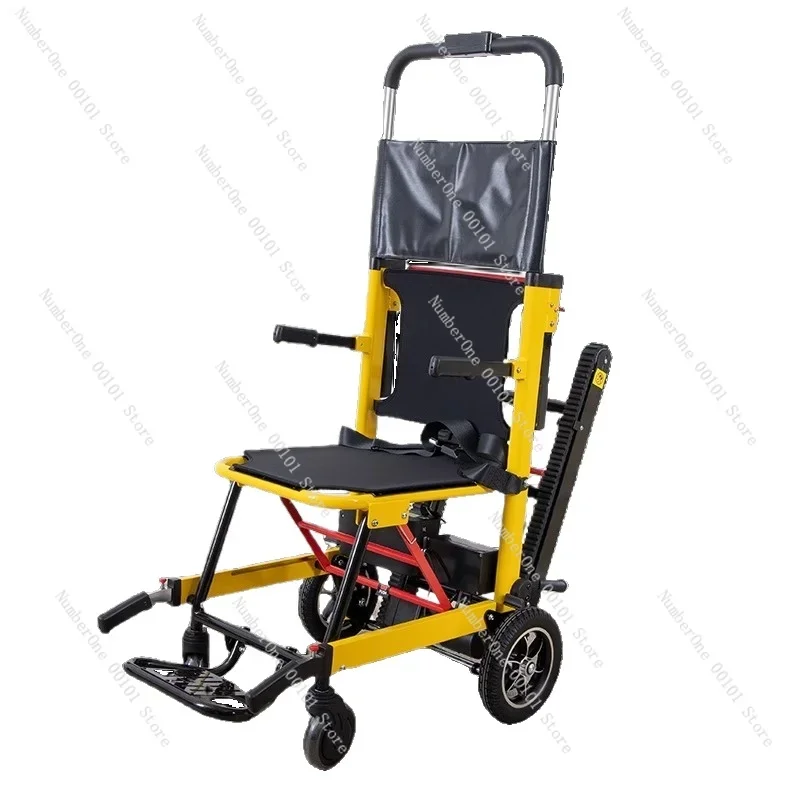 Electric Stair Climbing Wheelchair, Fully Automatic Track Vehicle for Elderly Mobility Assistance