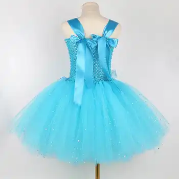 10 best sales Vestido turquesa para meninas - №2