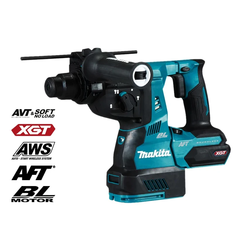 Makita HR001G 40Vmax XGT Brushless Cordless AWS*28mm Rotary Hammer-SDS-Plus Power Tools