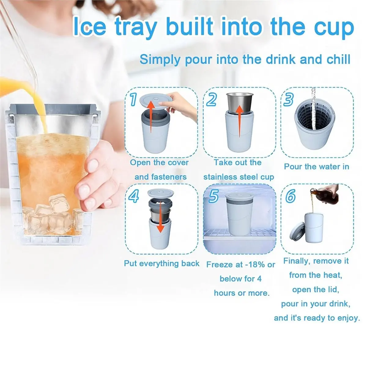 【AT48】 NEW 17oz Insulated Tumbler with Straw, Stainless Steel Double Wall Vacuum Mug with Leak Proof Lid for Beer, Iced Coffee