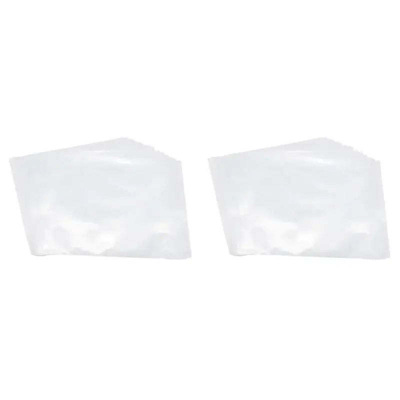 ABXF-60 Flat Open Top Bag 6.7Mil Strong Cover Plastic Vinyl Record Outer Sleeves For 12 Inch Double /Gatefold 2LP 3LP 4LP