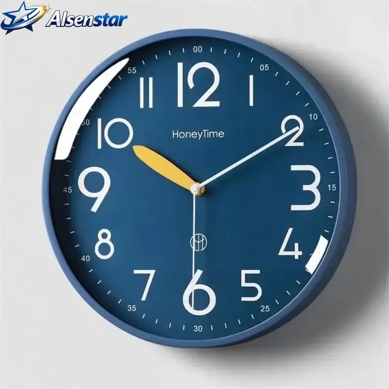 Simple Modern Silent Clocks Creative Artistic Bedroom Living Room Study Mute Wall Hanging Clock Watch Home Decoration