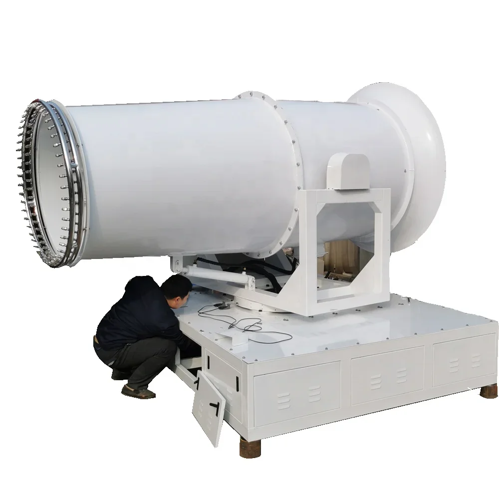 100m Split Explosion-proof Fog Cannon Mist Spraying Gun Environment Protect Mist Cannon Farm Trailer Mounted Fog Cannons Machine