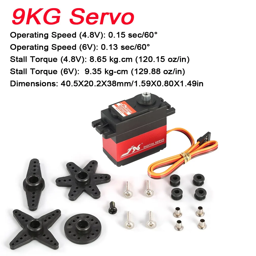 Serwo RC High Speed Metal Gears Mini Servo 9g 17g 25g 6kg 9kg 20kg 25kg Serwo do RC 1/8 1/12 1/10 RC Car Airplane Boat Robot