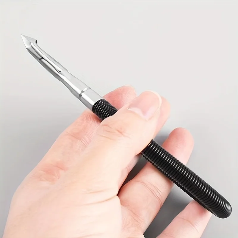 Stainless Steel Cuticle Scissors with Spring Mechanism – Precision Nail Care and Dead Skin Removal Tool Nail Tech Supplies