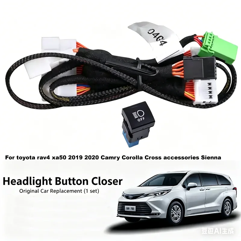 

AUTO Headlight Switch Automatic Headlamp Turn Off Control Button For toyota rav4 xa50 Camry Corolla Cross Sienna accessories