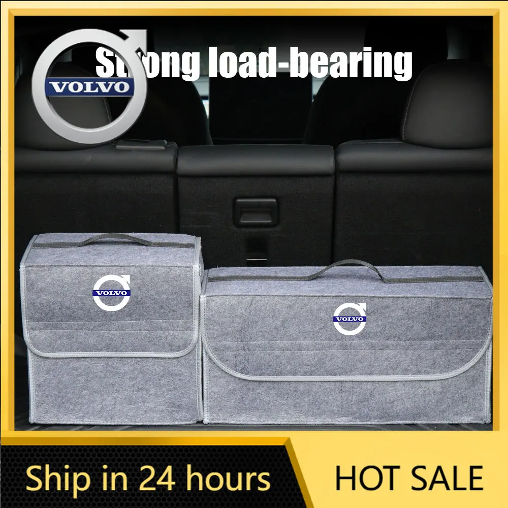 

2026 Новый органайзер для хранения эмблем в салоне автомобиля, складной ящик для хранения, аксессуары для Volvo Rdesign V40 V50 S40 S80 XC60