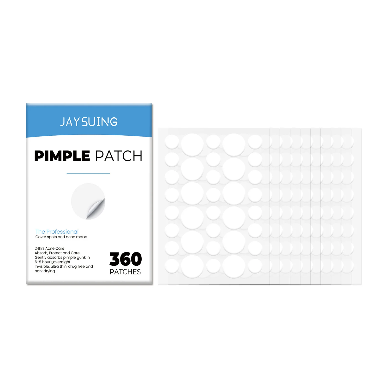 Onzichtbare Spot Patch Gezichtsacne Reparatie Huidverzorging Cover Acne Print Onzichtbare Acne Patch