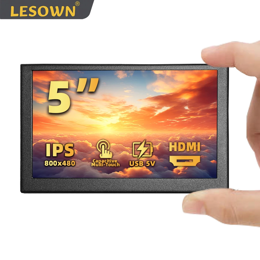 lesown-mini-monitor-5-inch-hdmi-usb-powered-800x480-ips-lcd-little-screen-display-aida64-for-pc-case-temperature-monitoring