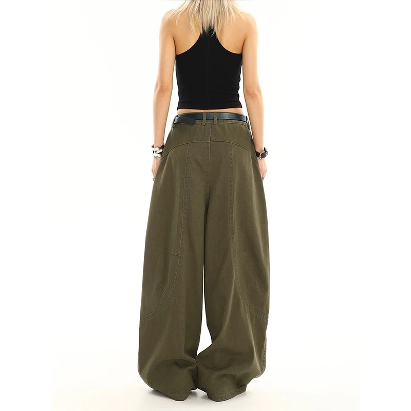 Vintage Baggy High Waist Jeans Women Y2K Wide Leg Oversized Harajuku Popular Fashion 2026 Summer Streetwear Jeans Pants