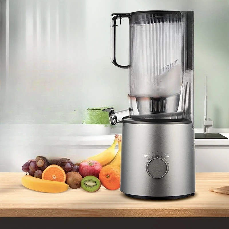 Household slag juice separation large diameter low speed mesh-free juicer