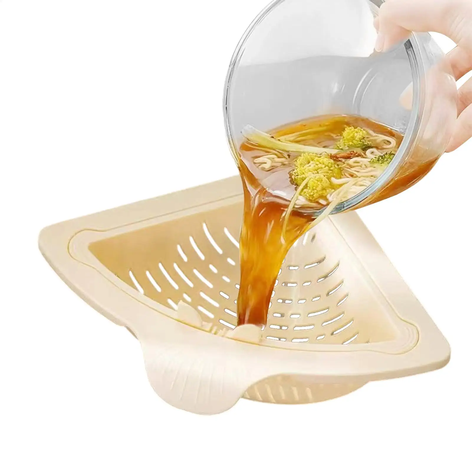 Kitchen Sink Strainer Basket Magnetic Sponge Holder Anti-Clog Magnetic Drain Basket for Kitchen Sink for Garbage Disposal Home